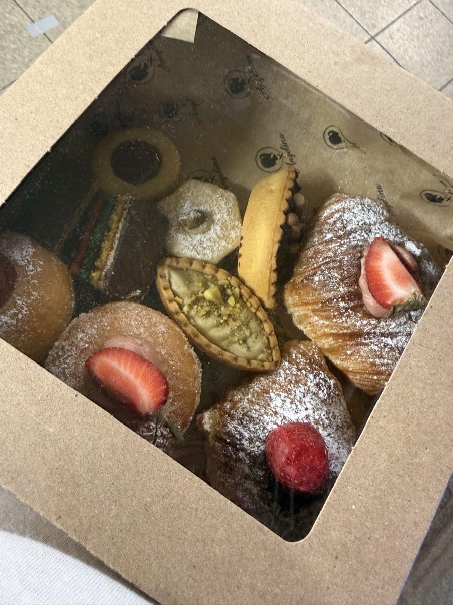 Pastries haul photo at Angelina Bakery